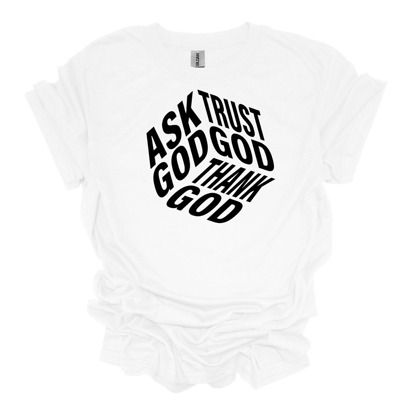 Ask God Unisex Short Sleeve Graphic T-Shirt - Legacy 4 Xavier