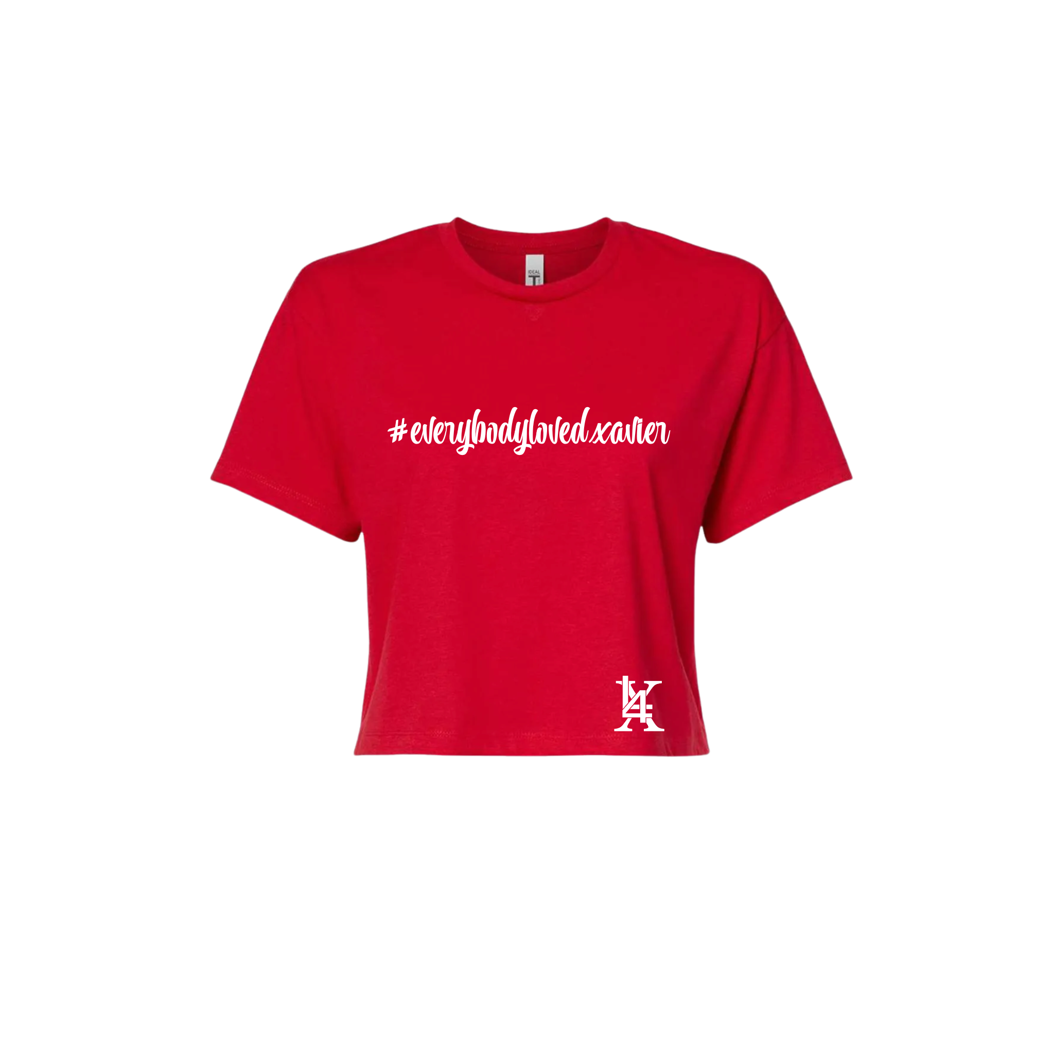 #everybodylovedxavier Crop Top T-Shirt - Legacy 4 Xavier