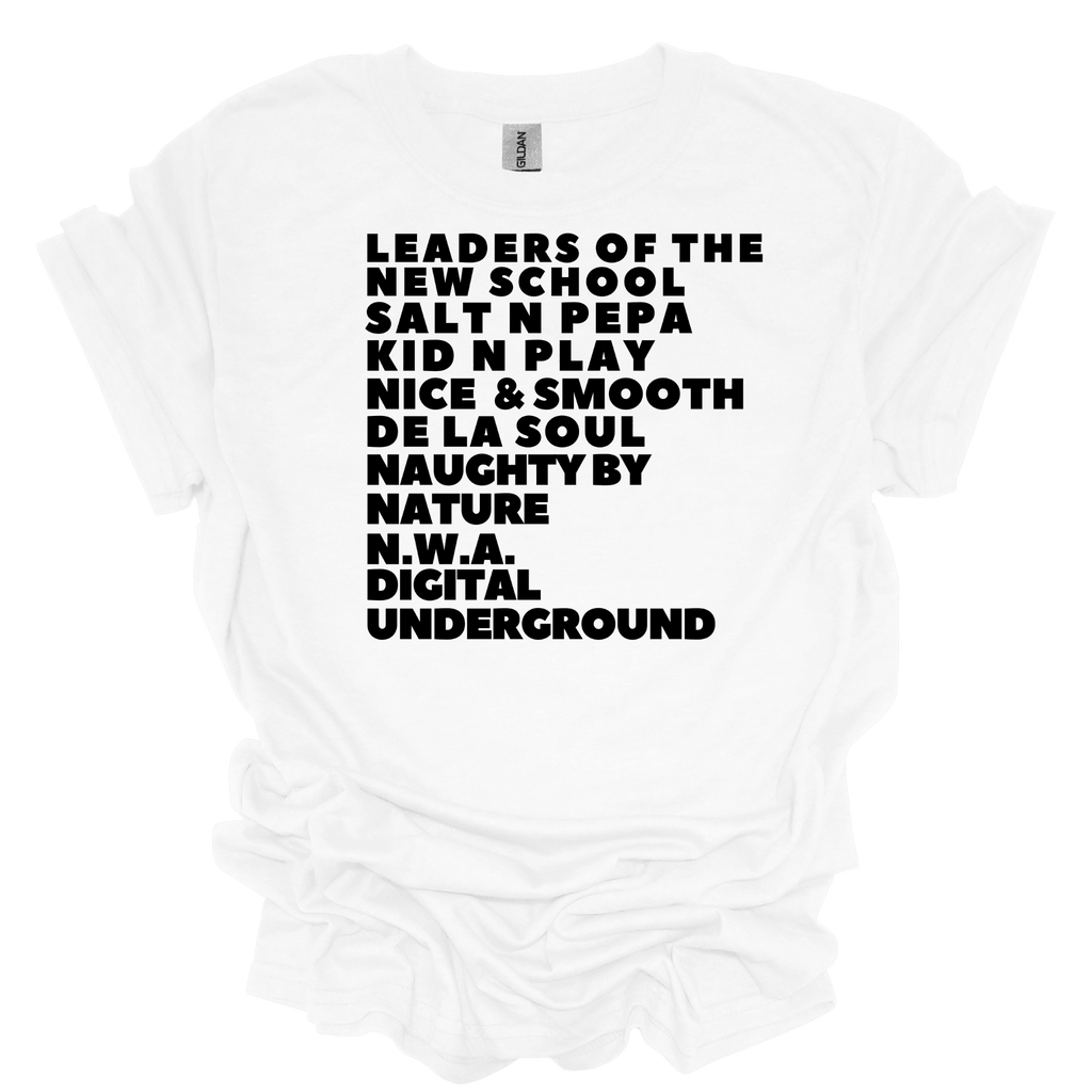 80s Hip Hop Groups Unisex Short Sleeve Graphic T-Shirt - Legacy 4 Xavier