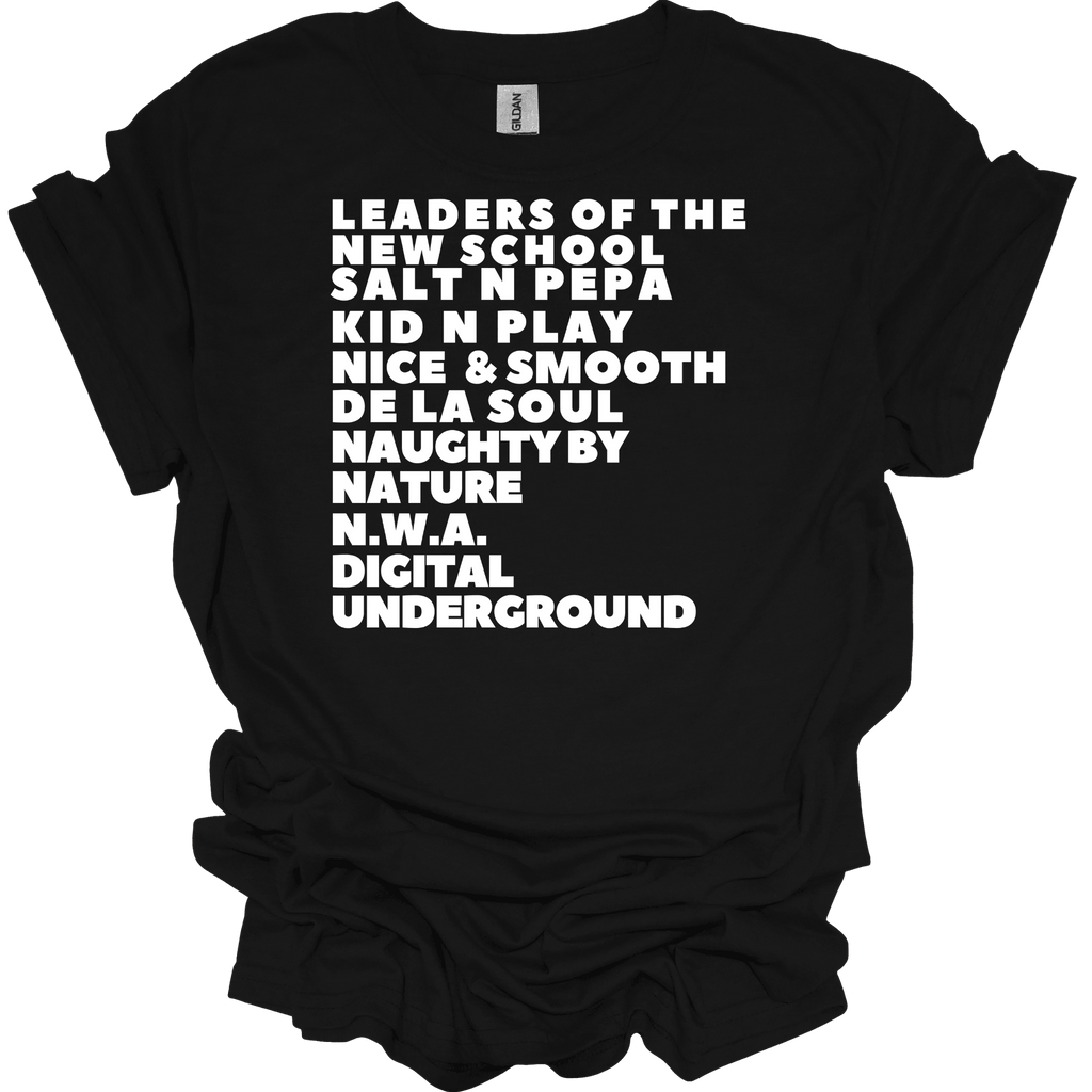 80s Hip Hop Groups Unisex Short Sleeve Graphic T-Shirt - Legacy 4 Xavier