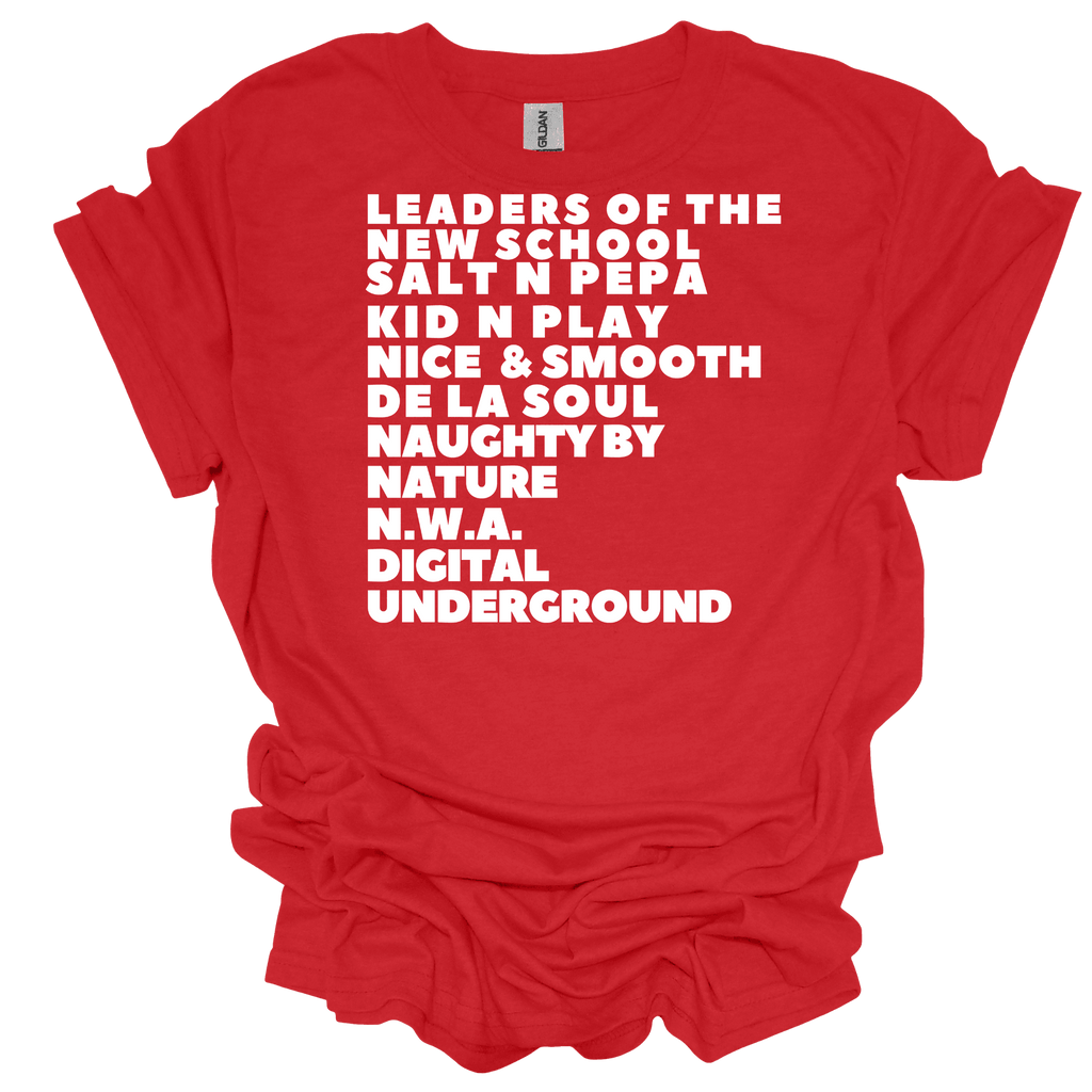 80s Hip Hop Groups Unisex Short Sleeve Graphic T-Shirt - Legacy 4 Xavier