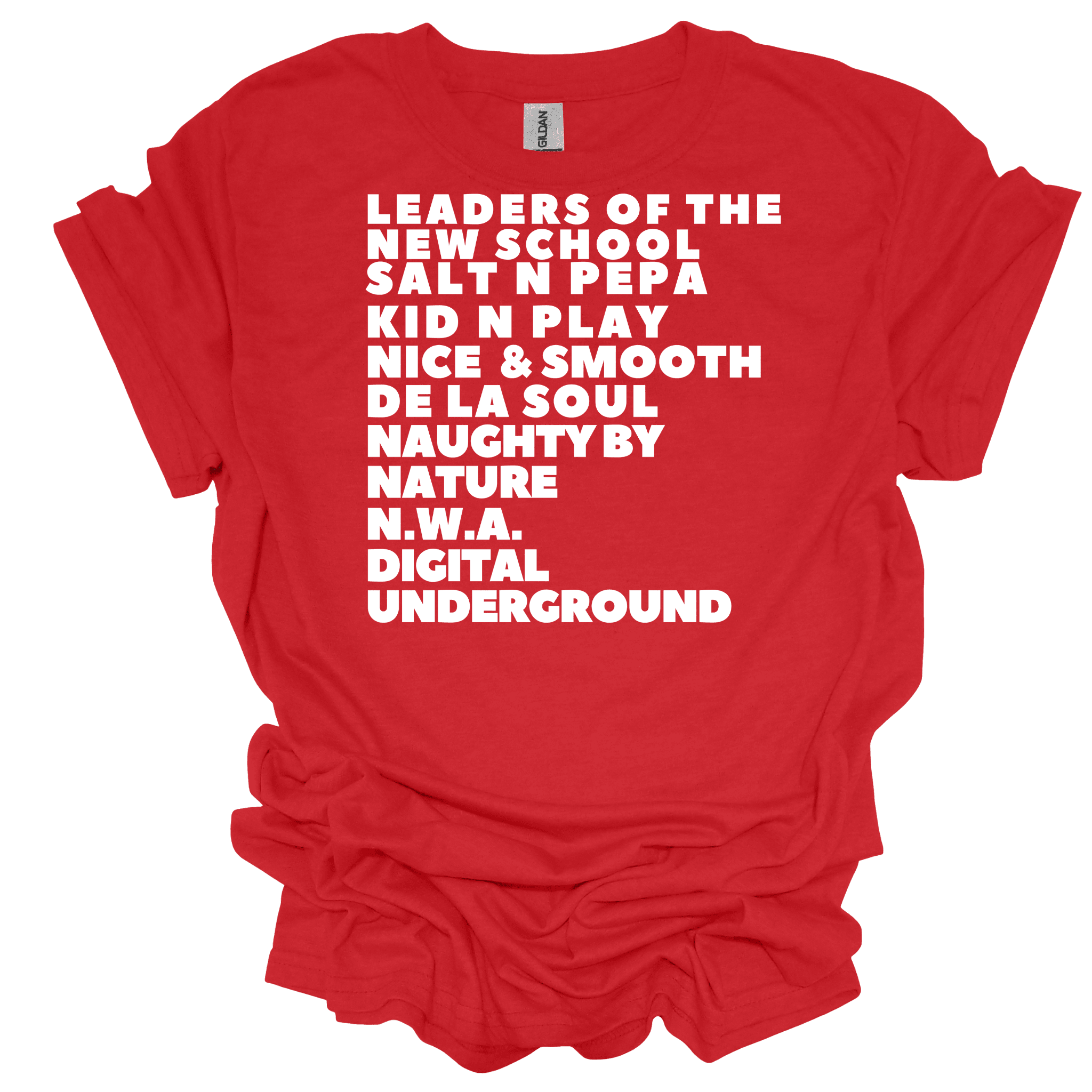 80s Hip Hop Groups Unisex Short Sleeve Graphic T-Shirt - Legacy 4 Xavier