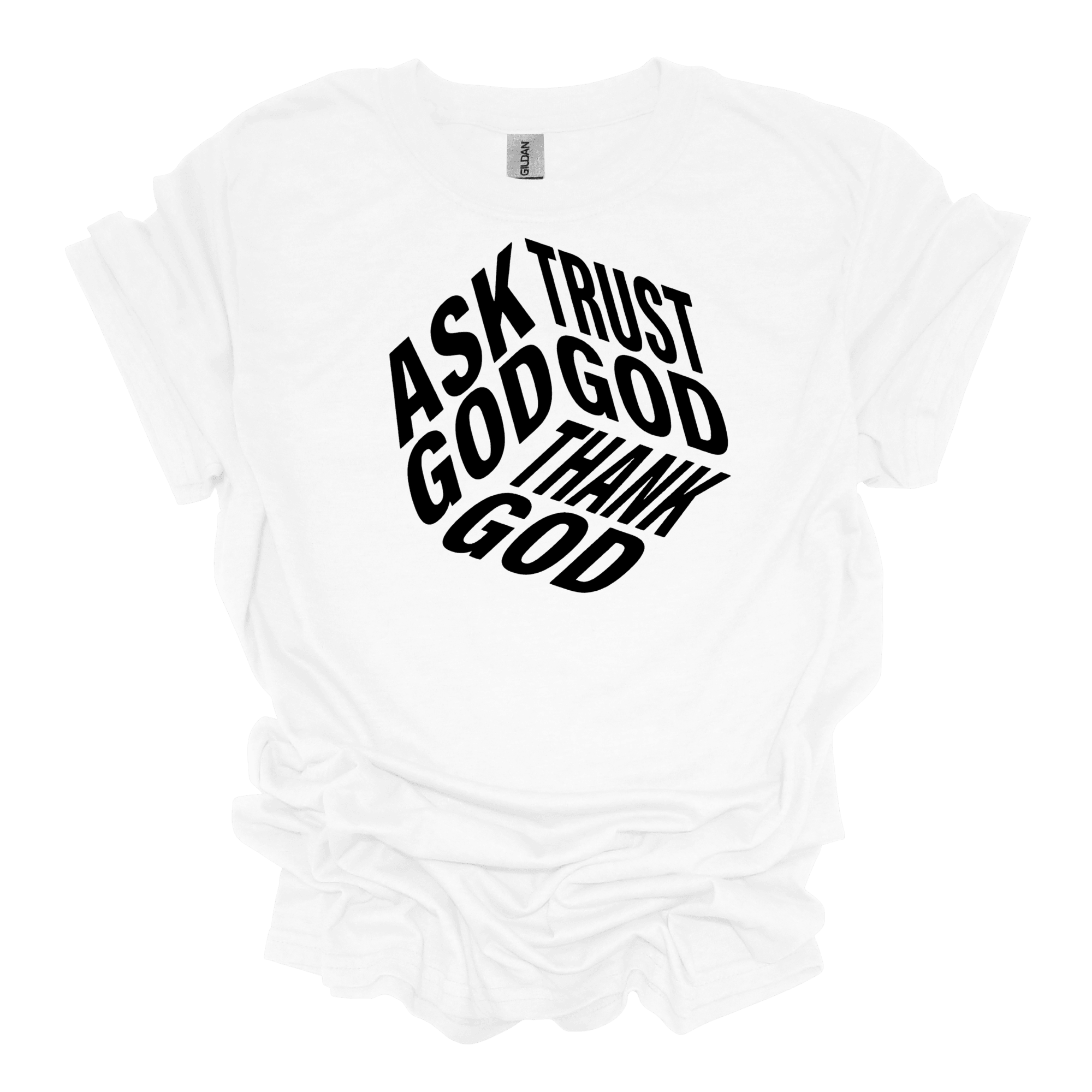 Ask God Unisex Short Sleeve Graphic T-Shirt - Legacy 4 Xavier