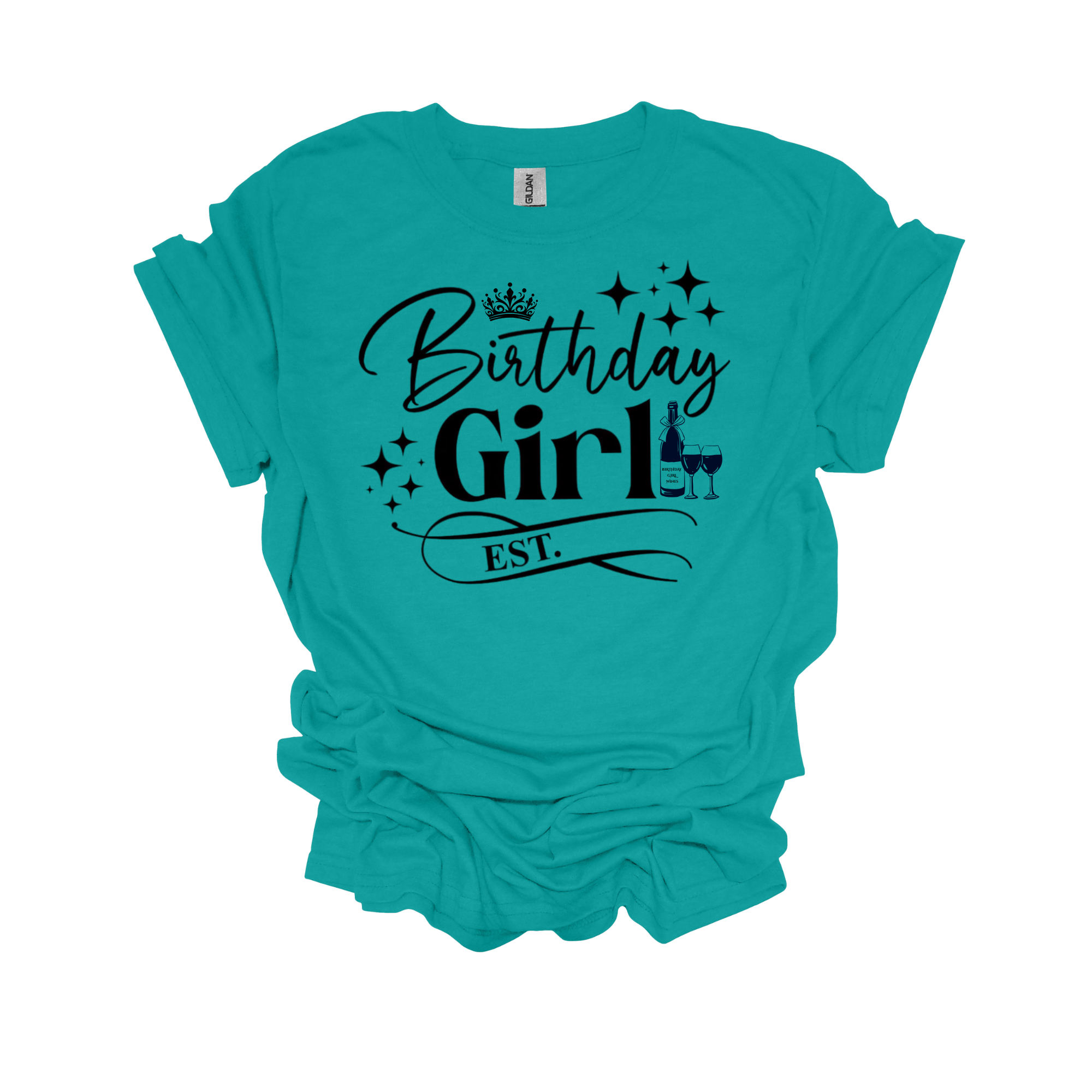 Birthday Girl Year Established Short Sleeve T-Shirt - Legacy 4 Xavier