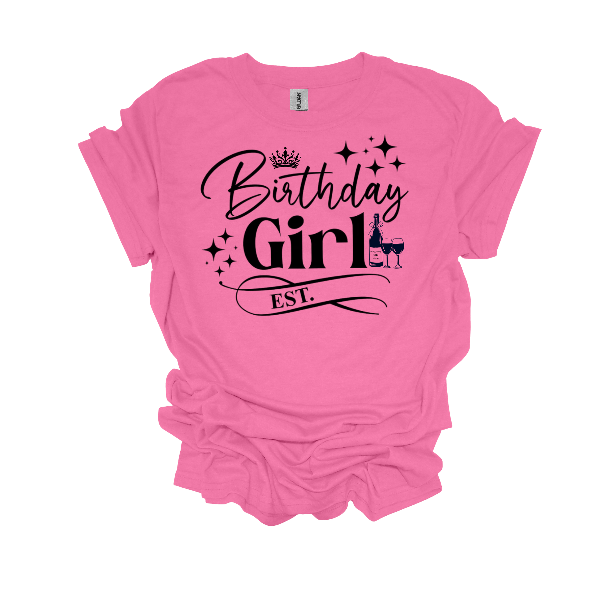 Birthday Girl Year Established Short Sleeve T-Shirt - Legacy 4 Xavier