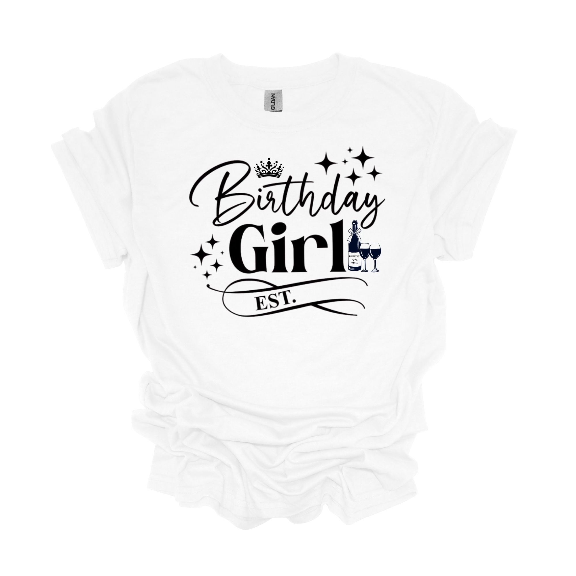 Birthday Girl Year Established Short Sleeve T-Shirt - Legacy 4 Xavier