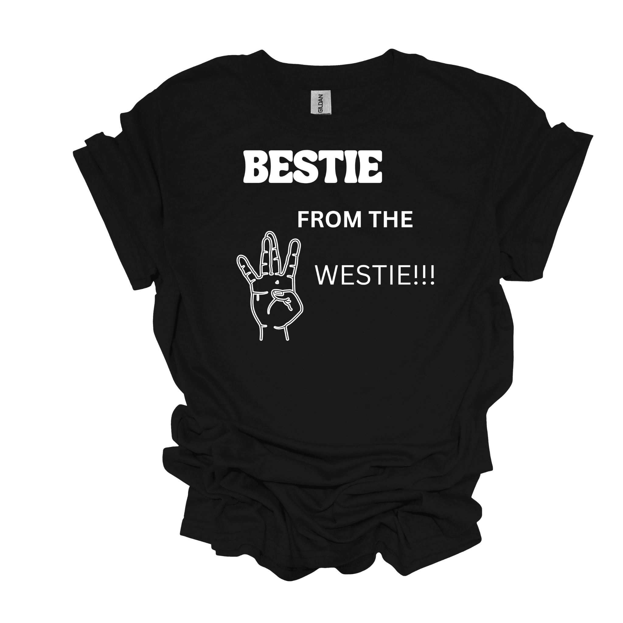 Bestie From the Westie Unisex Short Sleeve T-Shirt - Legacy 4 Xavier