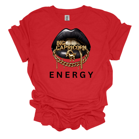 Big Capricorn Energy Unisex Short Sleeve Graphic T-Shirt