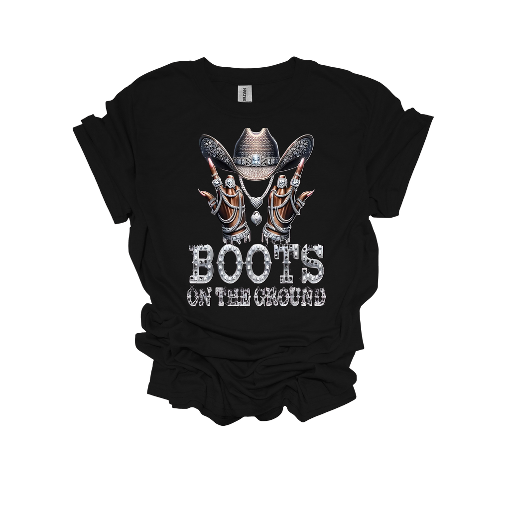 Bling Bling! Boots on the Ground Short Sleeve T-Shirt - Legacy 4 Xavier