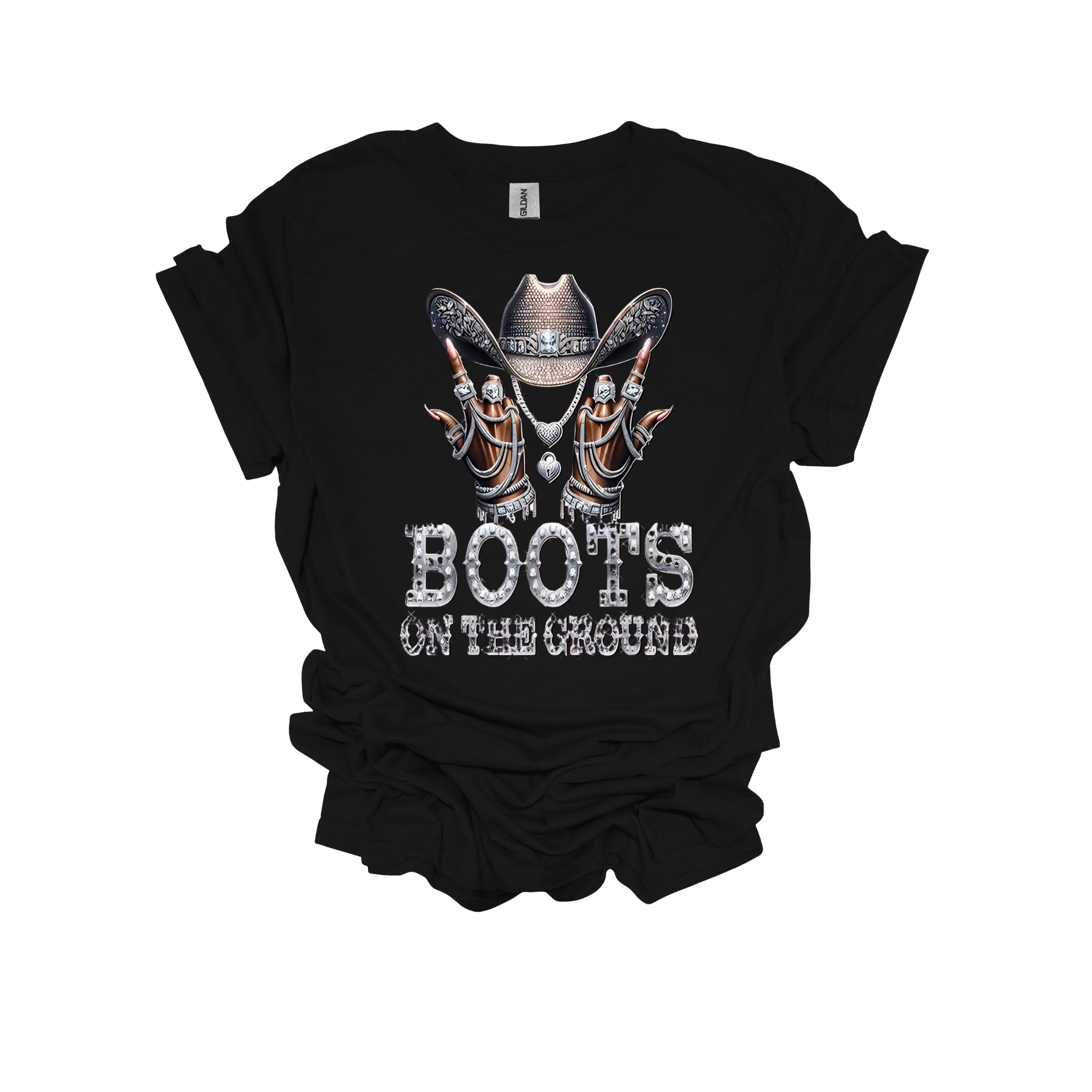 Bling Bling! Boots on the Ground Short Sleeve T-Shirt - Legacy 4 Xavier