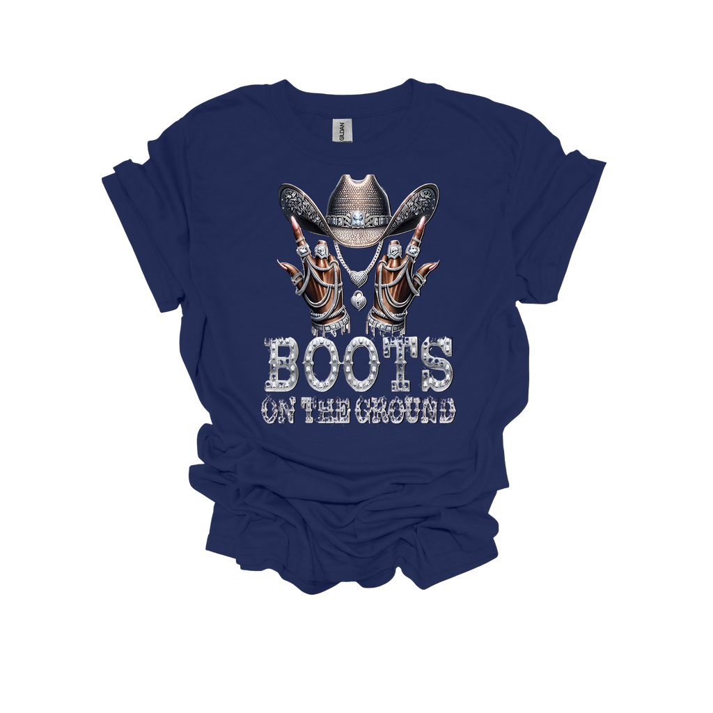 Bling Bling! Boots on the Ground Short Sleeve T-Shirt - Legacy 4 Xavier