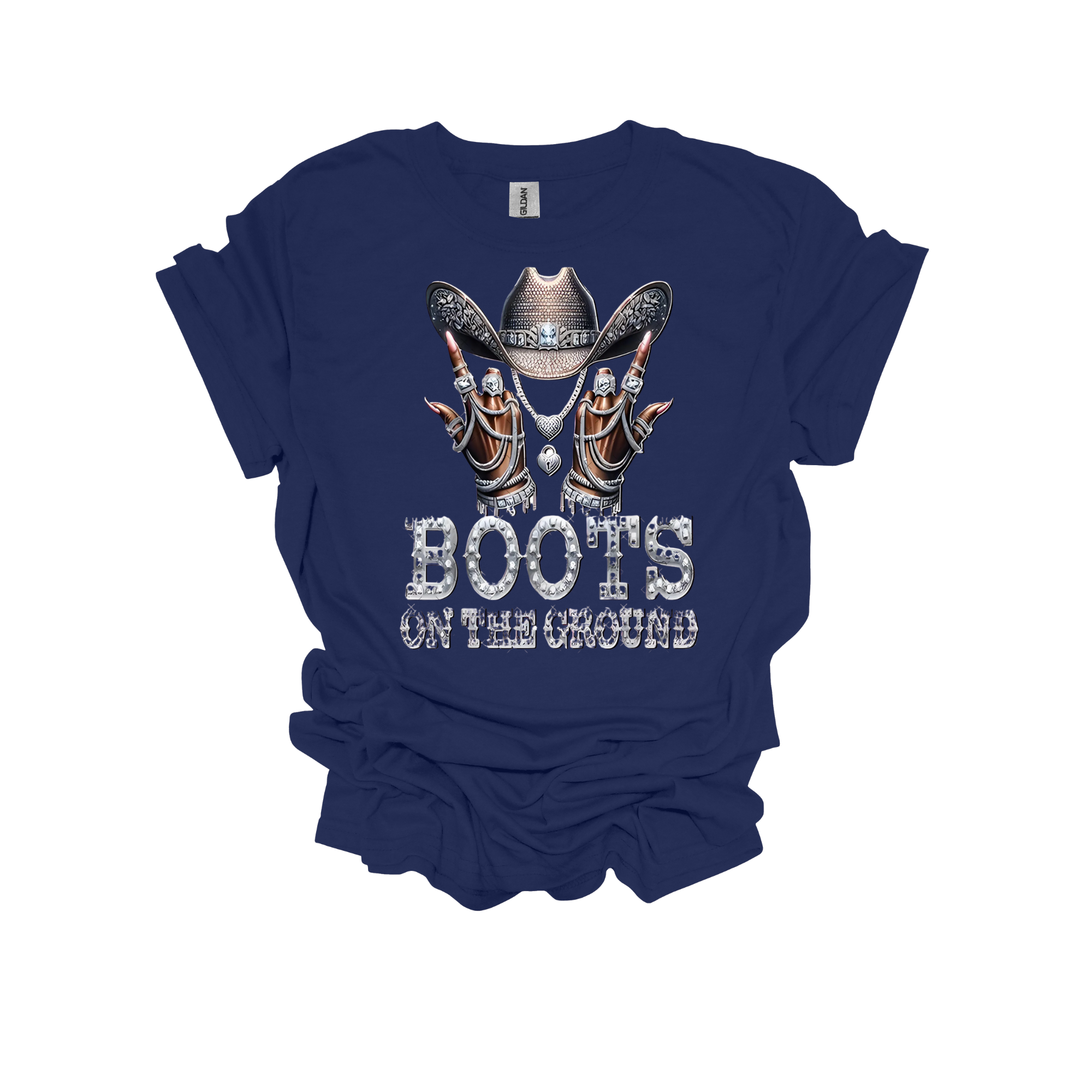 Bling Bling! Boots on the Ground Short Sleeve T-Shirt - Legacy 4 Xavier