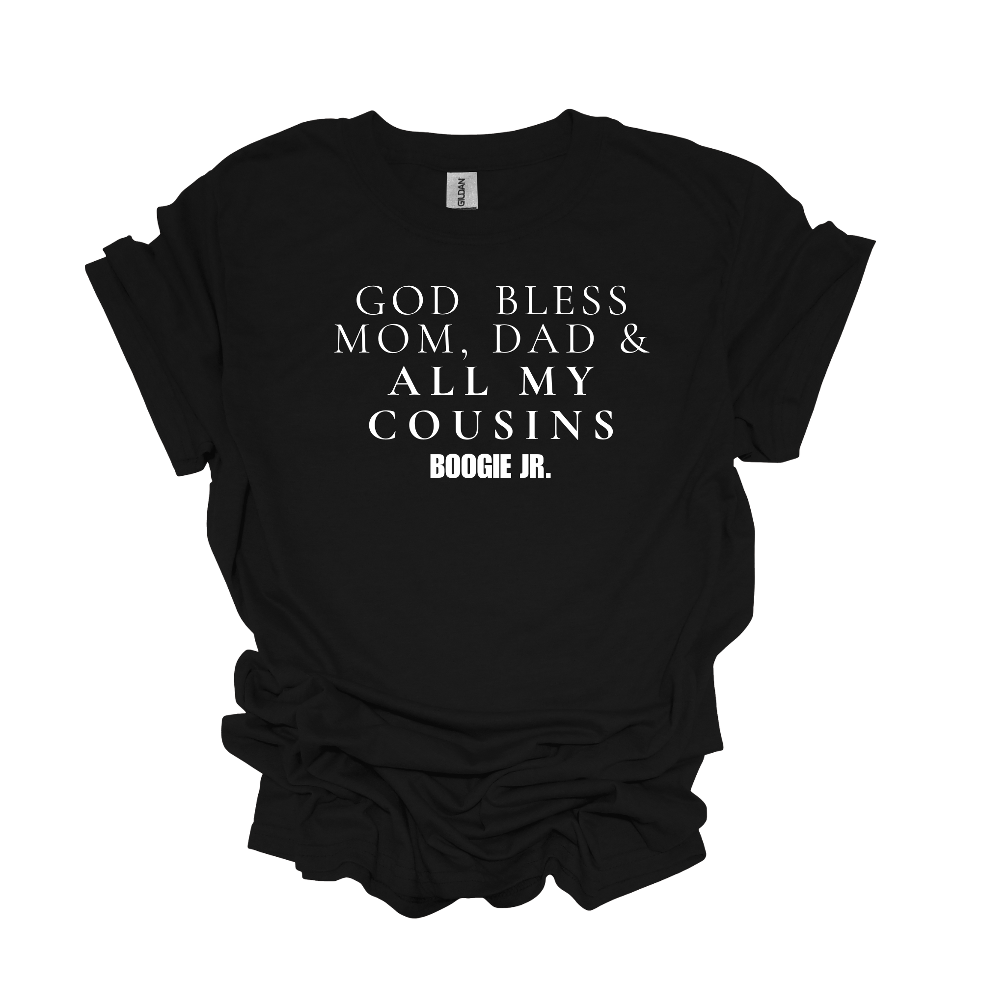 God Bless, Boogie Jr's Prayer No Trim Short Sleeve T-Shirt - Legacy 4 Xavier