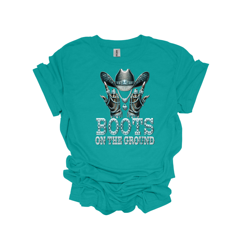 Bling Bling! Boots on the Ground Short Sleeve T-Shirt - Legacy 4 Xavier