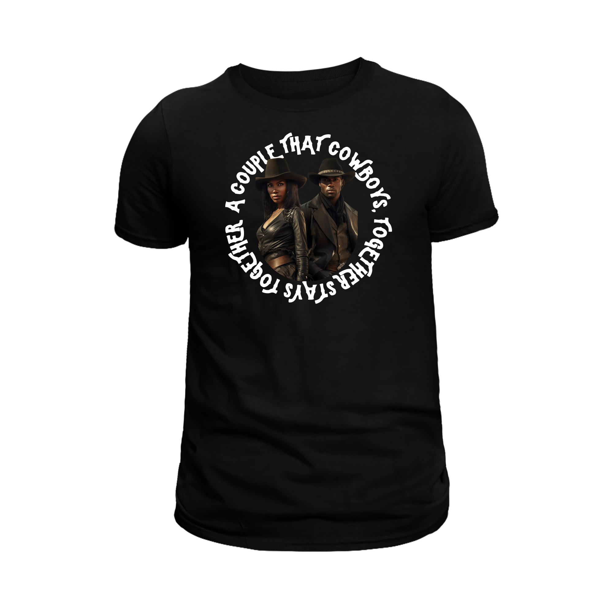 Cowboy Couple Short Sleeve T-Shirt - Legacy 4 Xavier