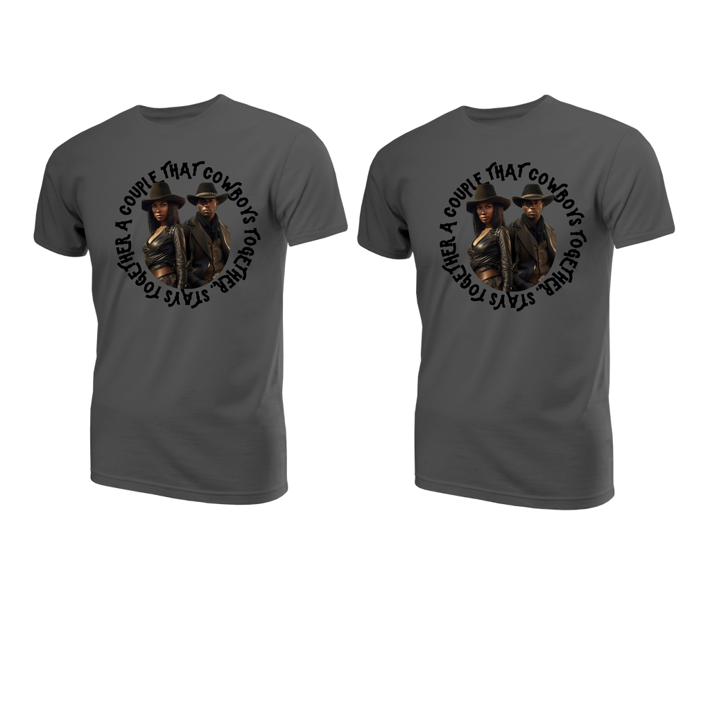 Bundle: Cowboy Couple Unisex Short Sleeve T-Shirt - Legacy 4 Xavier