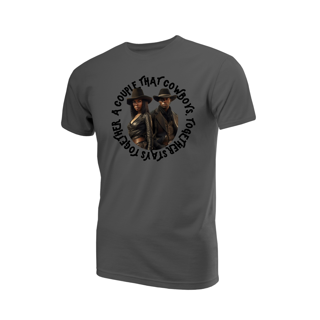 Cowboy Couple Short Sleeve T-Shirt - Legacy 4 Xavier