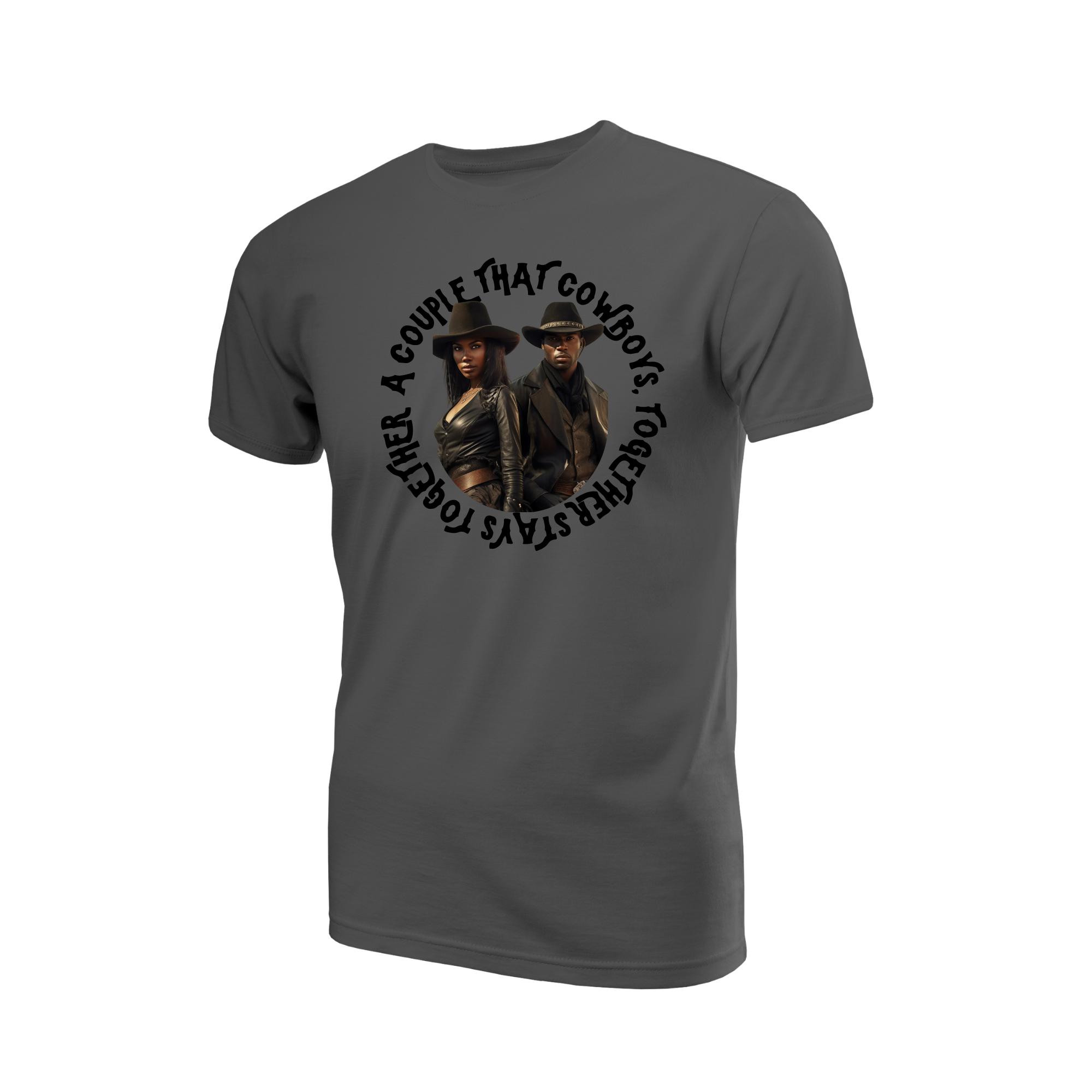 Cowboy Couple Short Sleeve T-Shirt - Legacy 4 Xavier