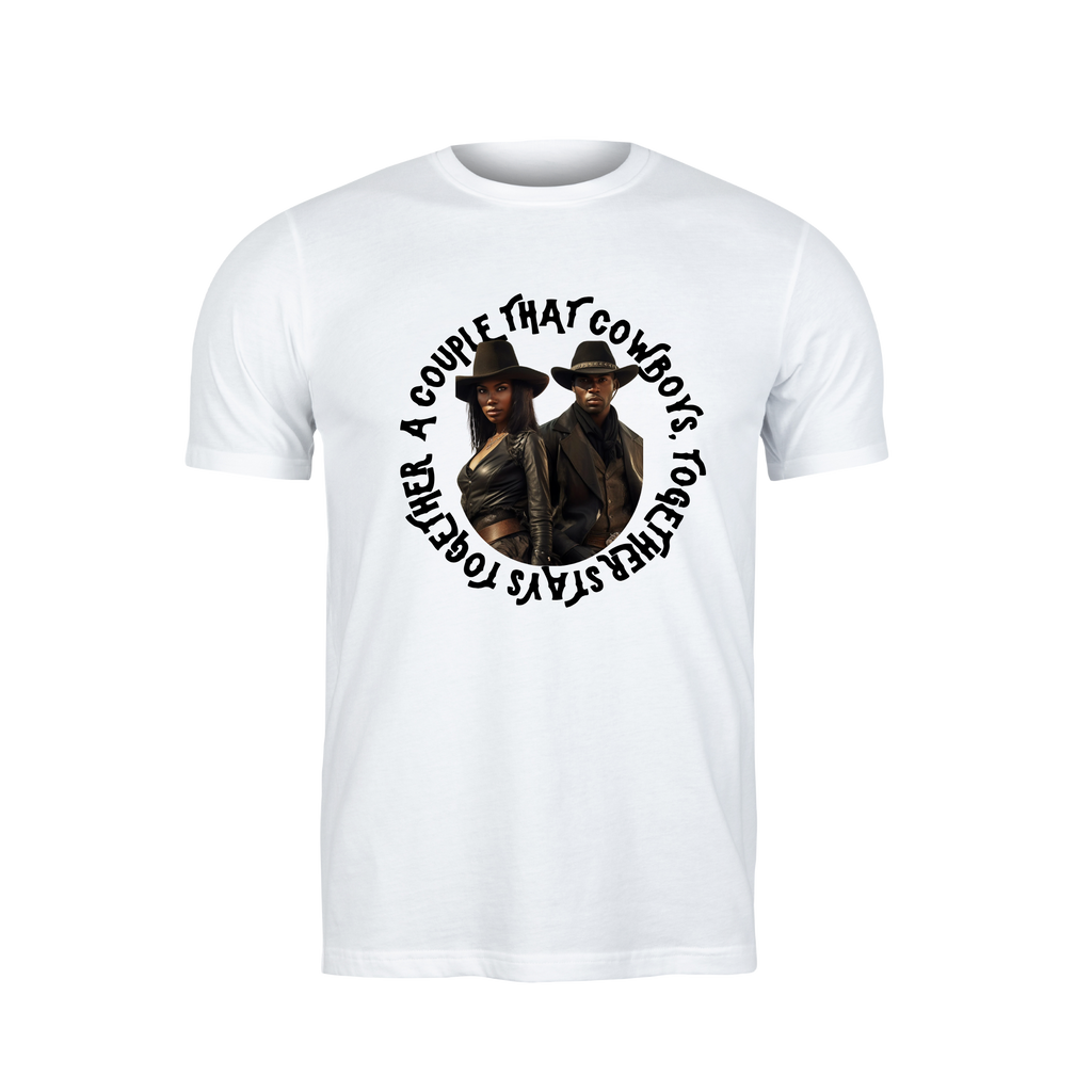 Cowboy Couple Short Sleeve T-Shirt - Legacy 4 Xavier