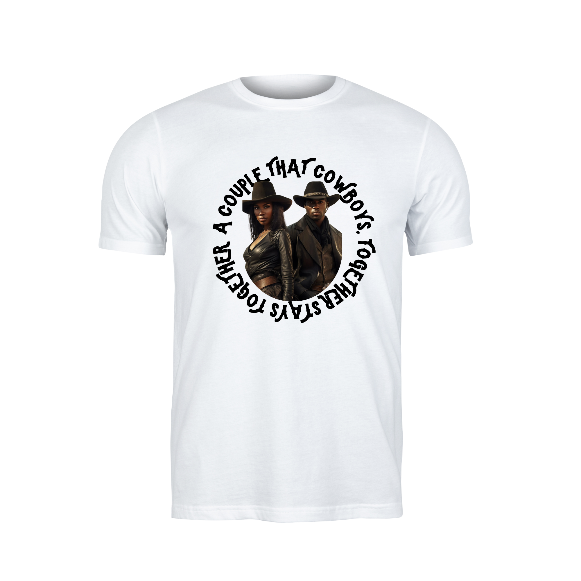 Cowboy Couple Short Sleeve T-Shirt - Legacy 4 Xavier