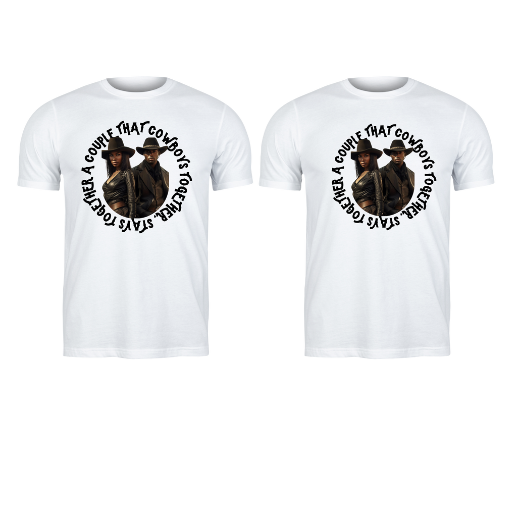 Bundle: Cowboy Couple Unisex Short Sleeve T-Shirt - Legacy 4 Xavier