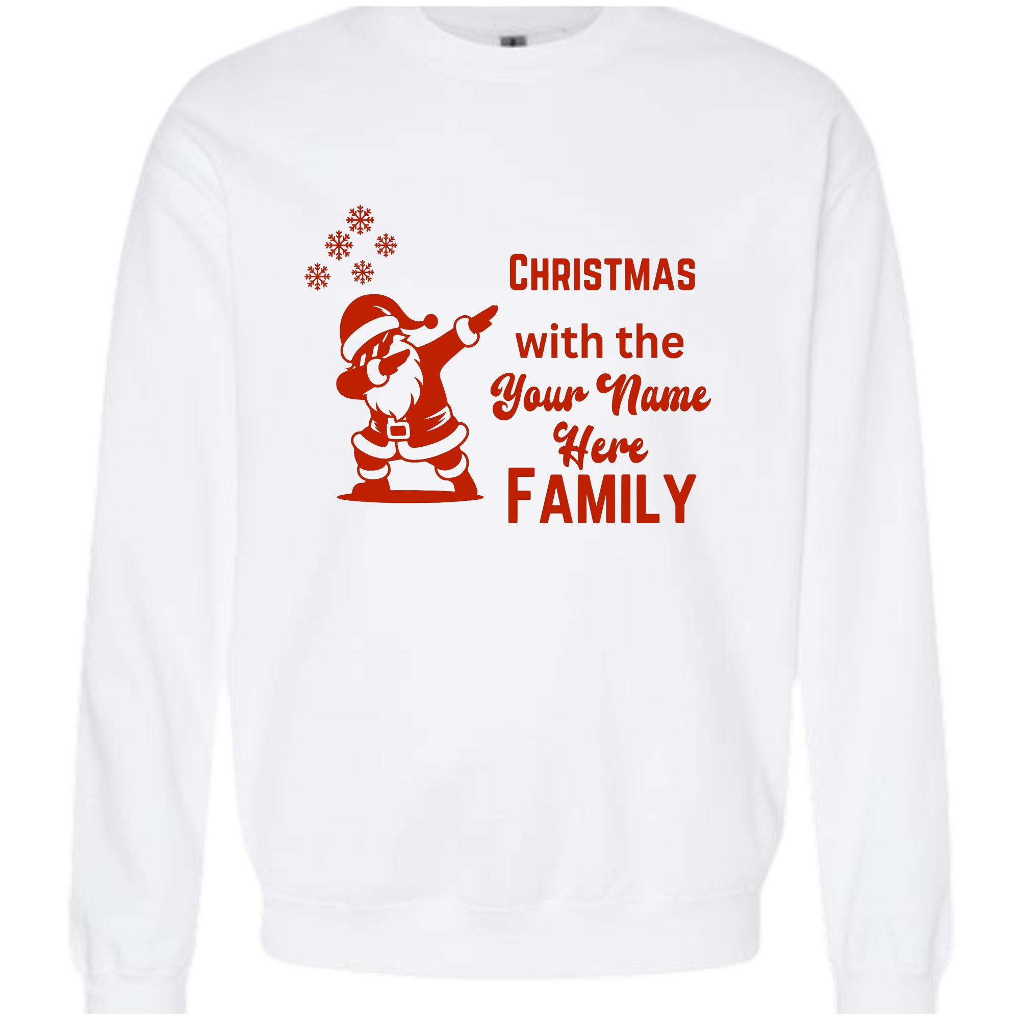 Christmas With Family Unisex Crewneck Sweatshirt