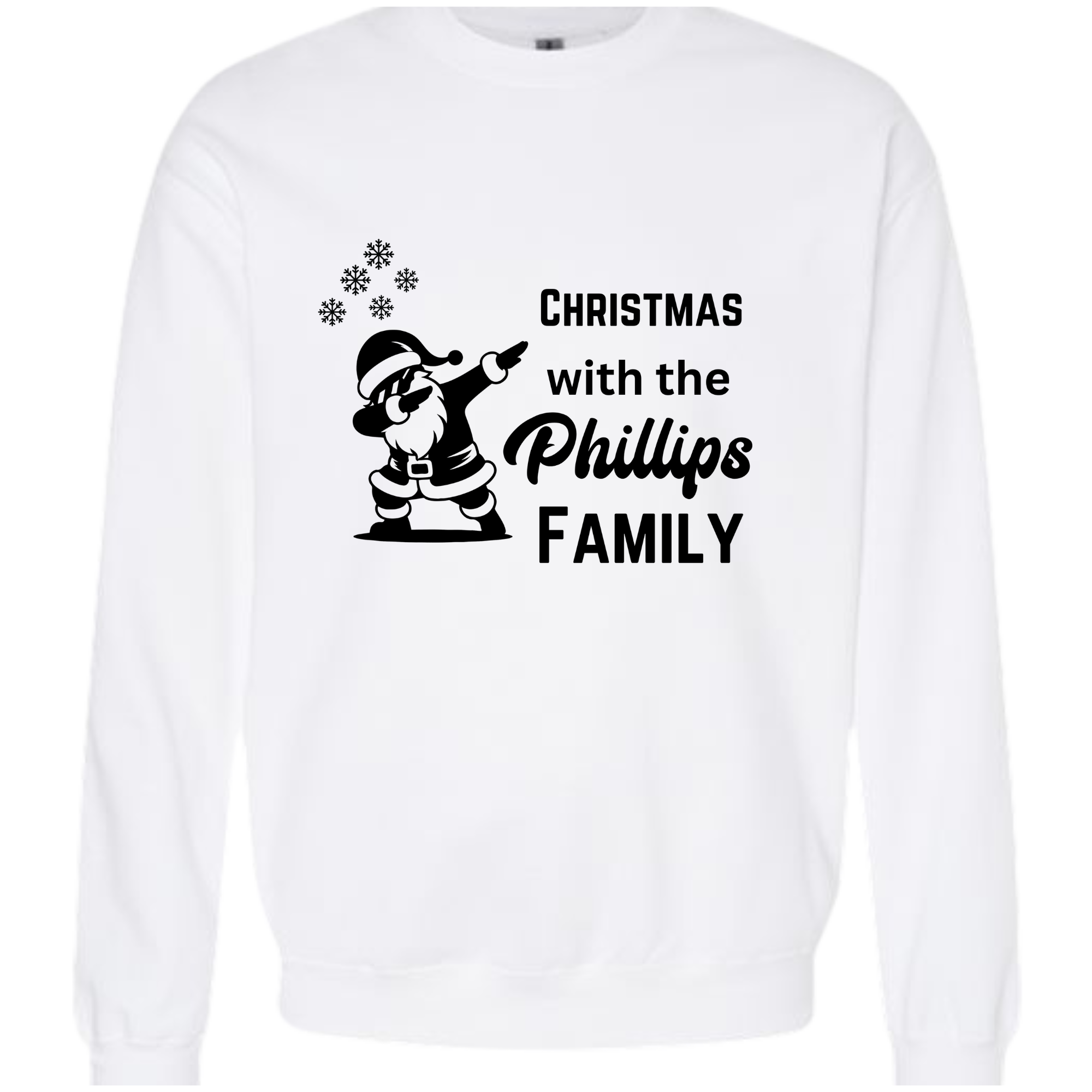 Christmas With Family Unisex Crewneck Sweatshirt