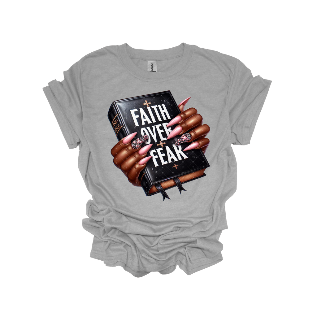 Faith Over Fear Unisex Short Sleeve T-Shirt - Legacy 4 Xavier