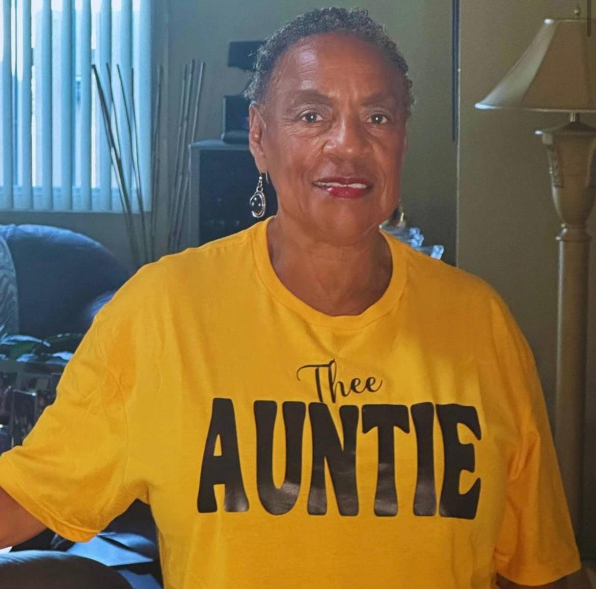 Thee Auntie Short Sleeve Graphic T-Shirt - Legacy 4 Xavier