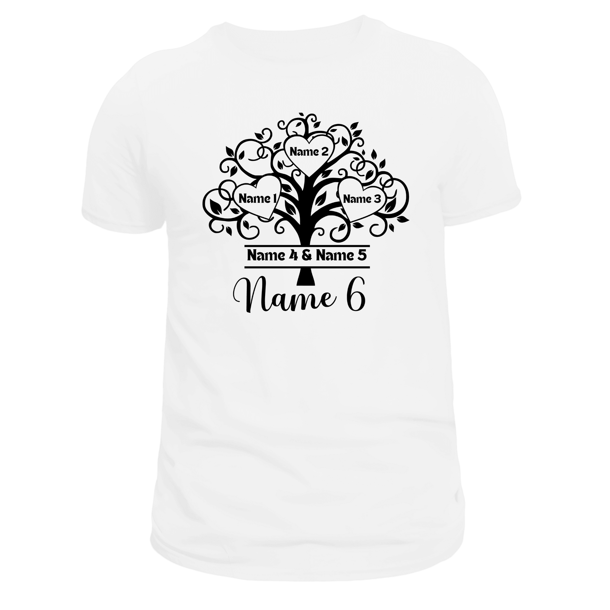 Bless My Blood Line Heart Tree Short Sleeve Graphic T-Shirt (3 Offspring) - Legacy 4 Xavier