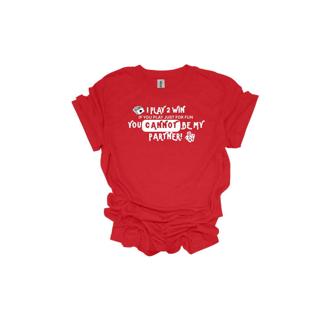 I Play 2 Win Short Sleeve T-Shirt - Legacy 4 Xavier