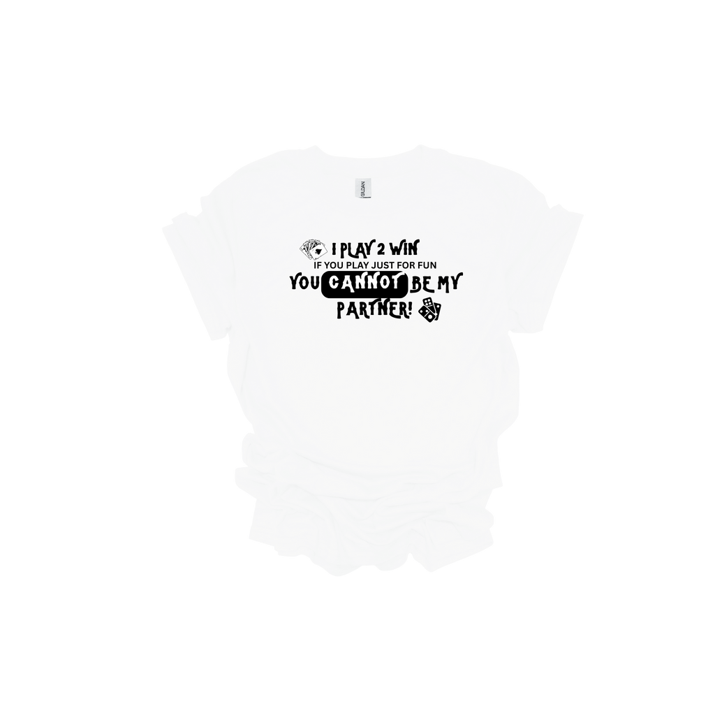 I Play 2 Win Short Sleeve T-Shirt - Legacy 4 Xavier