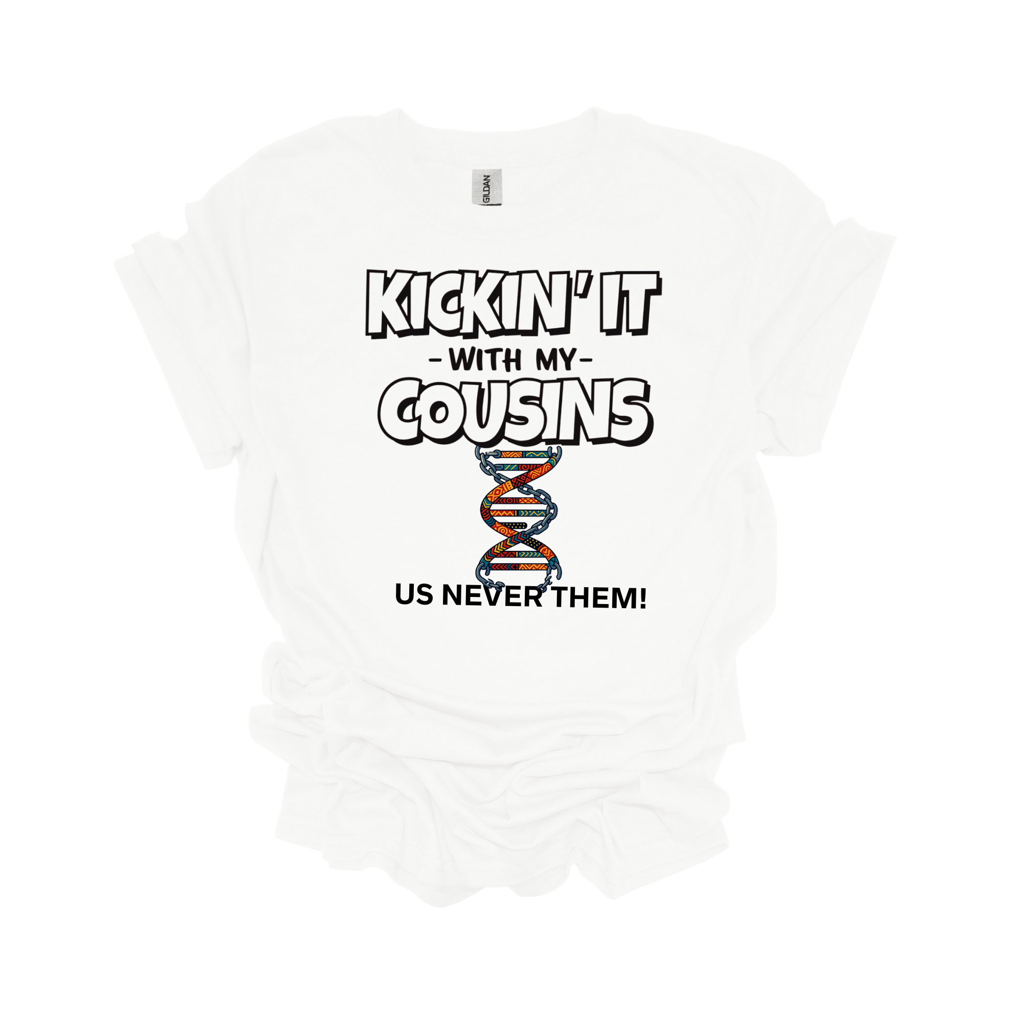 Kickin It With My Cousins Short Sleeve T-Shirt - Legacy 4 Xavier
