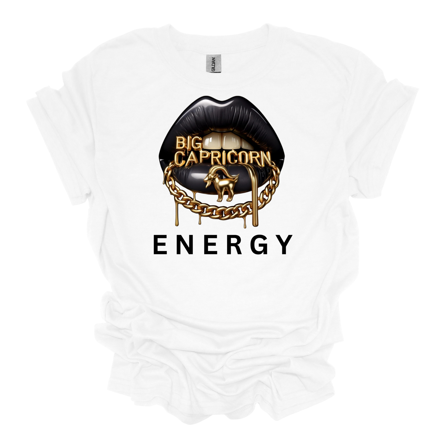 Big Capricorn Energy Unisex Short Sleeve Graphic T-Shirt