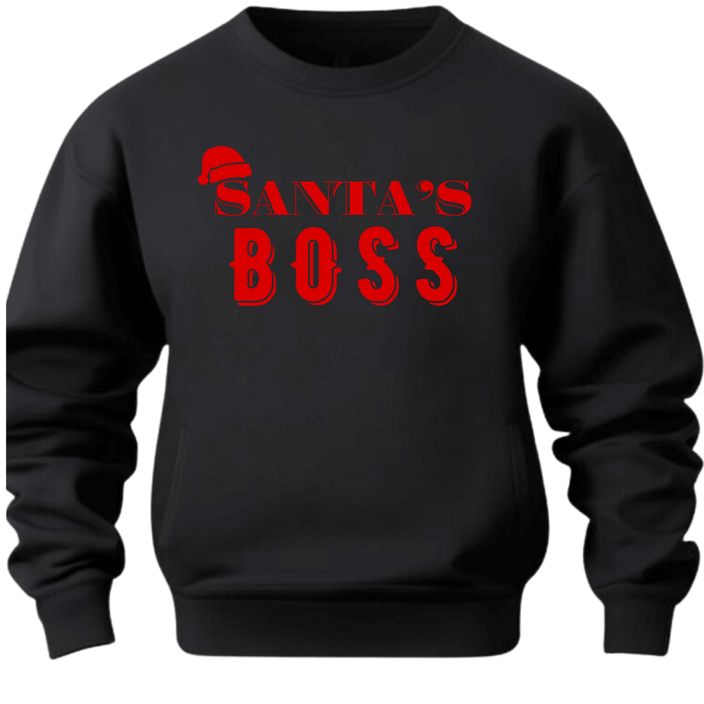 Santa's Boss Unisex Crewneck Sweatshirt - Legacy 4 Xavier
