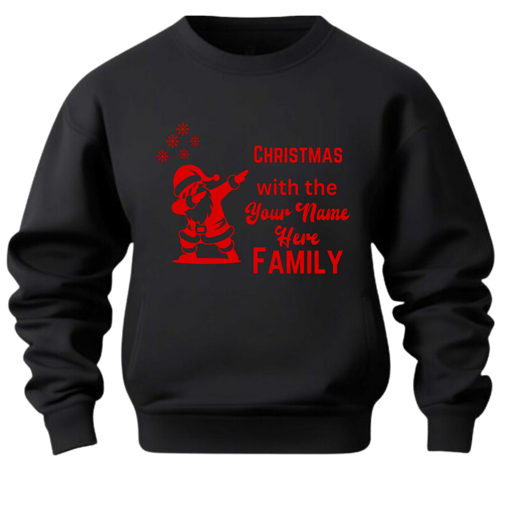Christmas With Family Unisex Crewneck Sweatshirt
