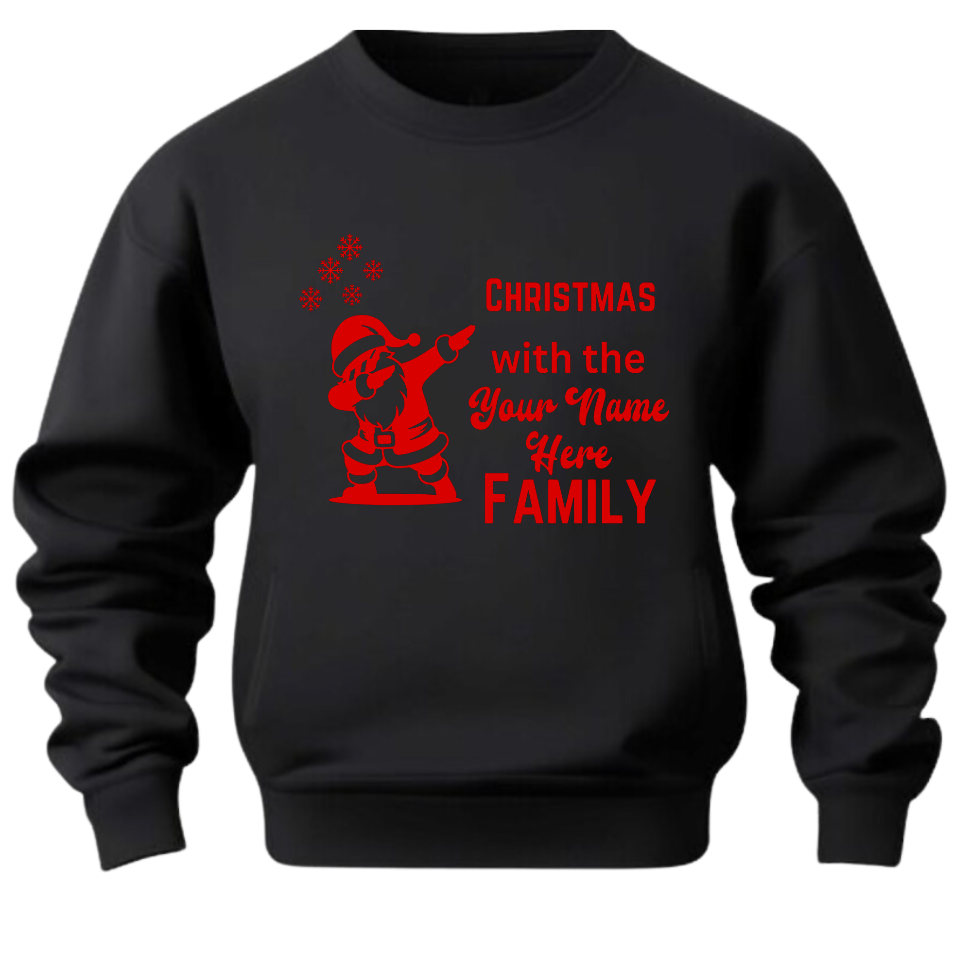 Christmas With Family Unisex Crewneck Sweatshirt