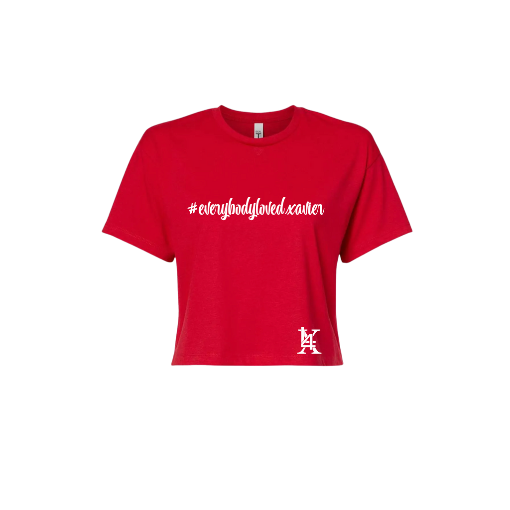#everybodylovedxavier Crop Top T-Shirt - Legacy 4 Xavier