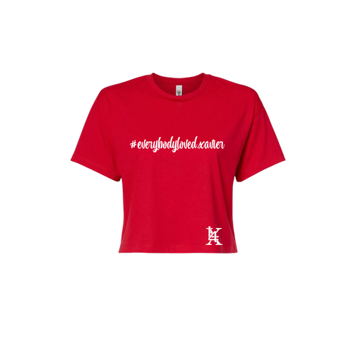 #everybodylovedxavier Crop Top T-Shirt - Legacy 4 Xavier