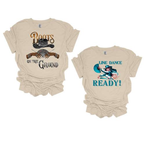 Bundle: Line Dance Attire Short Sleeve T-Shirt Set - Legacy 4 Xavier