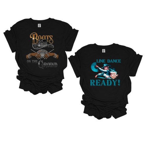 Bundle: Line Dance Attire Short Sleeve T-Shirt Set - Legacy 4 Xavier