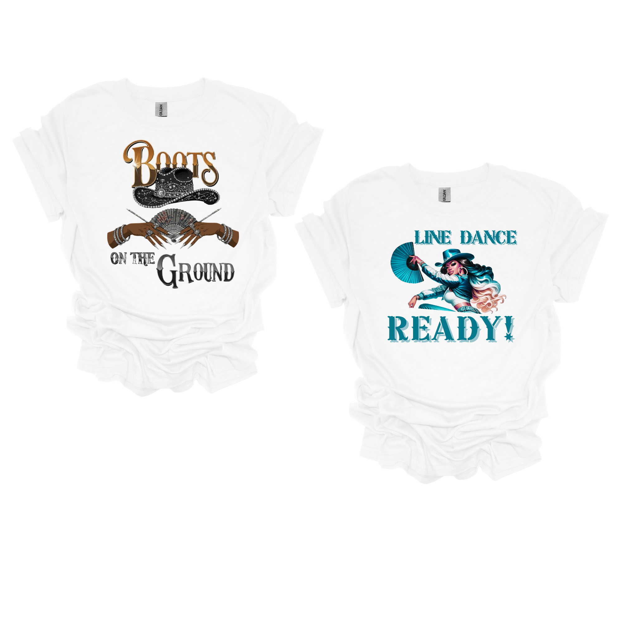 Bundle: Line Dance Attire Short Sleeve T-Shirt Set - Legacy 4 Xavier