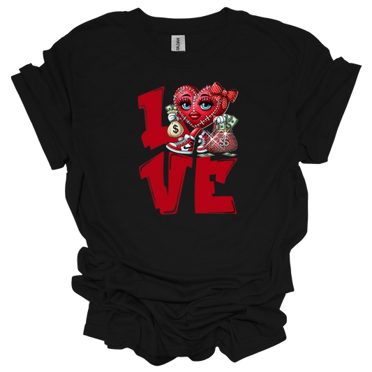 LOVE Heart short sleeve T-shirt