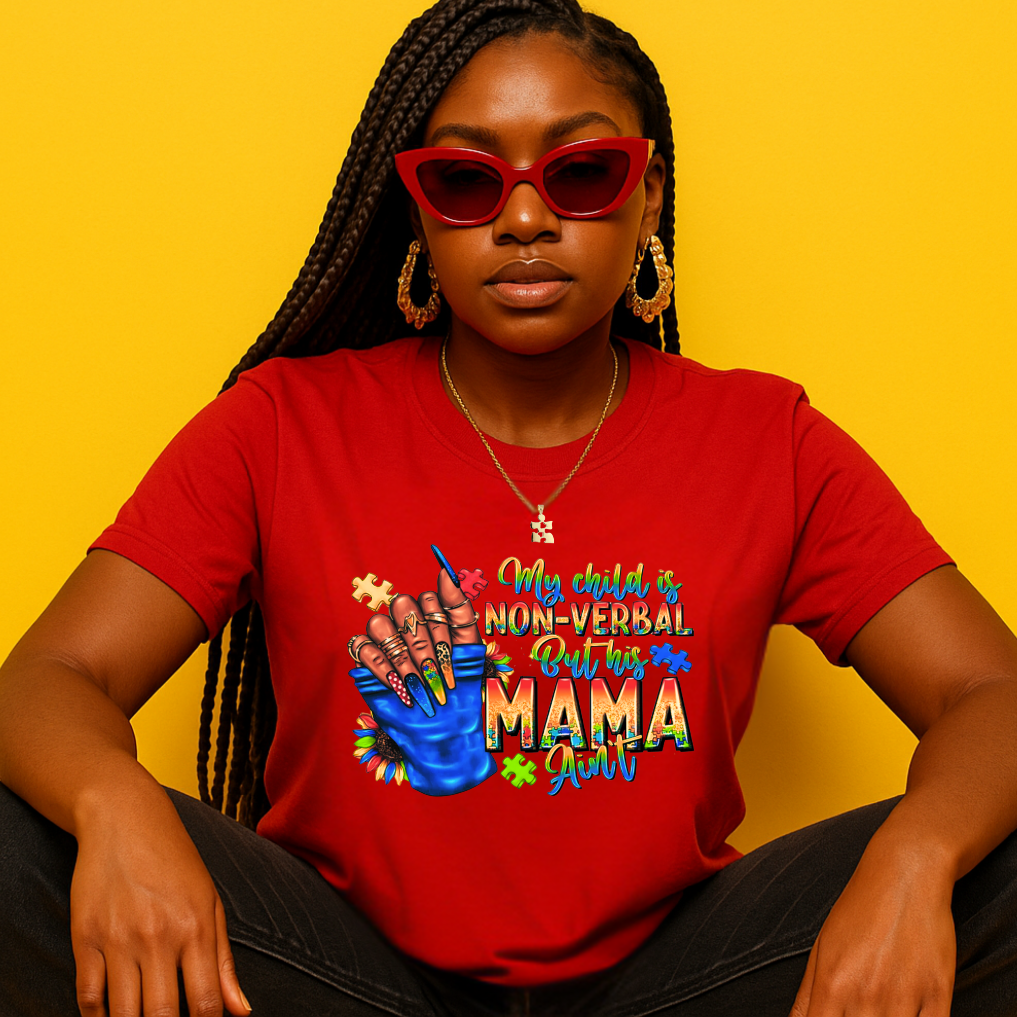 My Child is Non-Verbal Short Sleeve T-Shirt - Legacy 4 Xavier