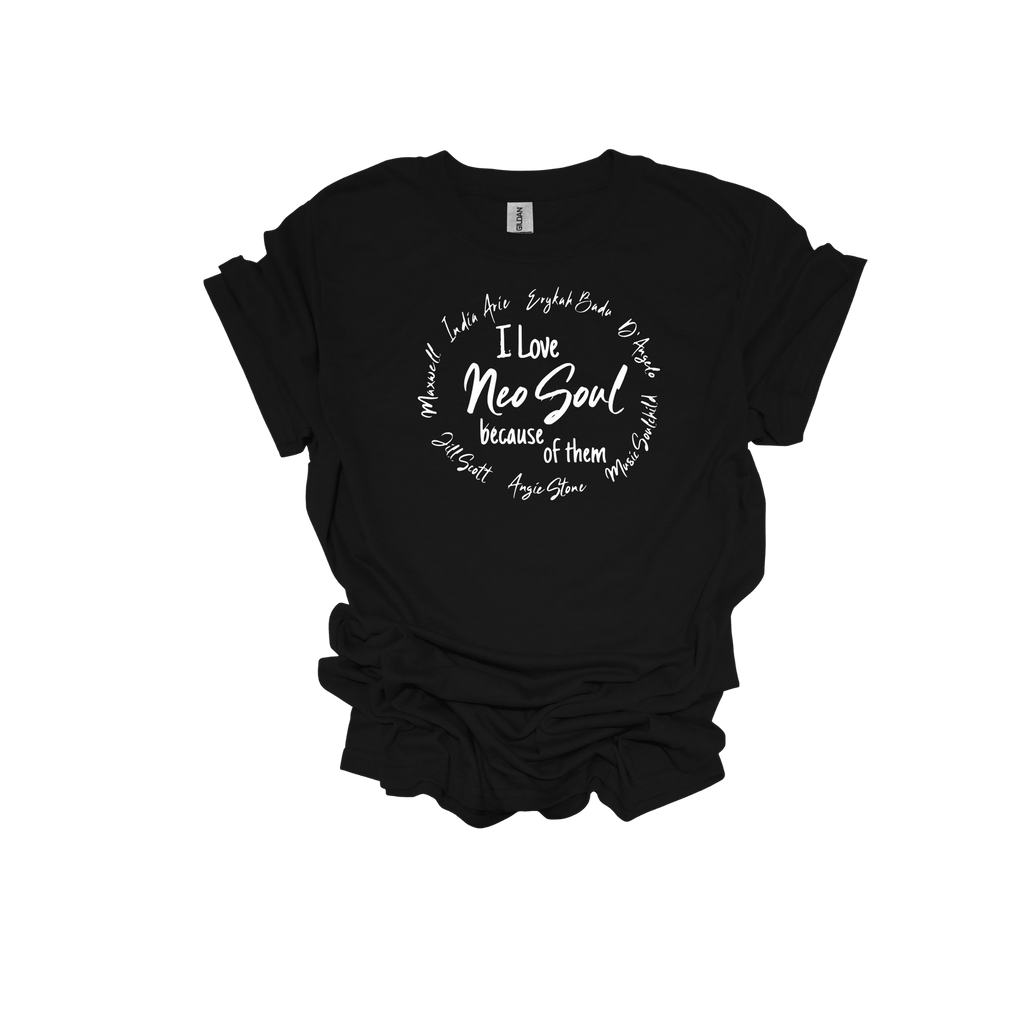 I Love Neo Soul Short Sleeve T-Shirt - Legacy 4 Xavier