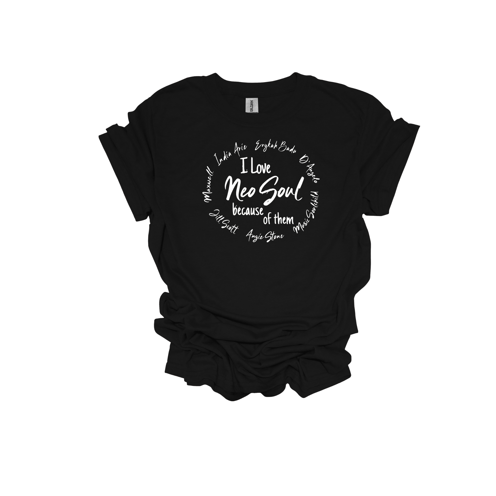 I Love Neo Soul Short Sleeve T-Shirt - Legacy 4 Xavier
