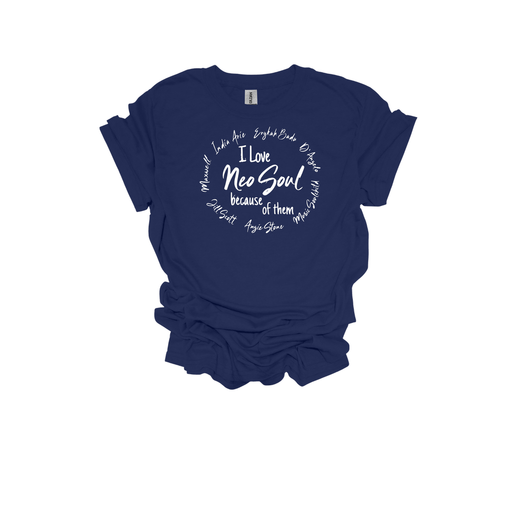 I Love Neo Soul Short Sleeve T-Shirt - Legacy 4 Xavier