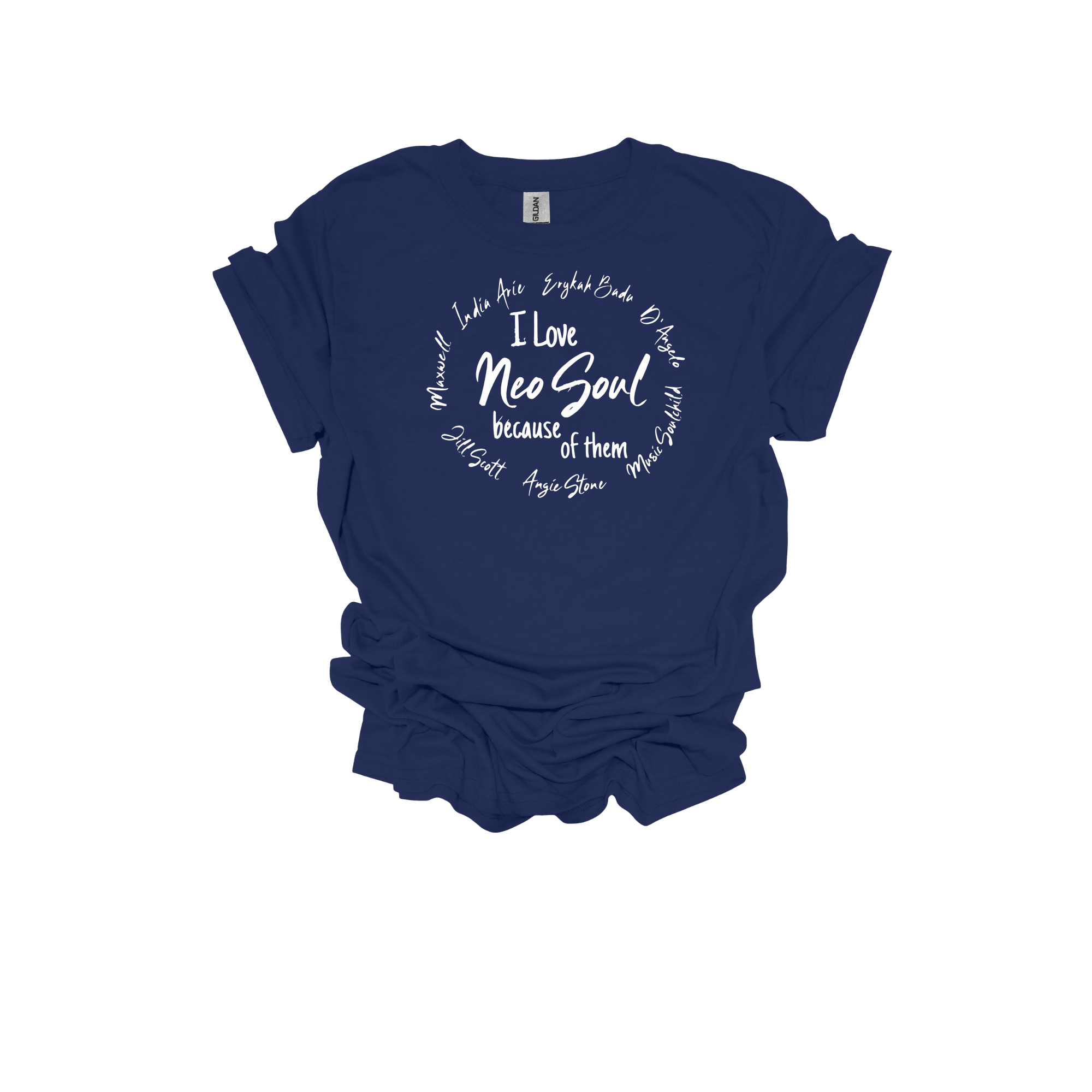I Love Neo Soul Short Sleeve T-Shirt - Legacy 4 Xavier