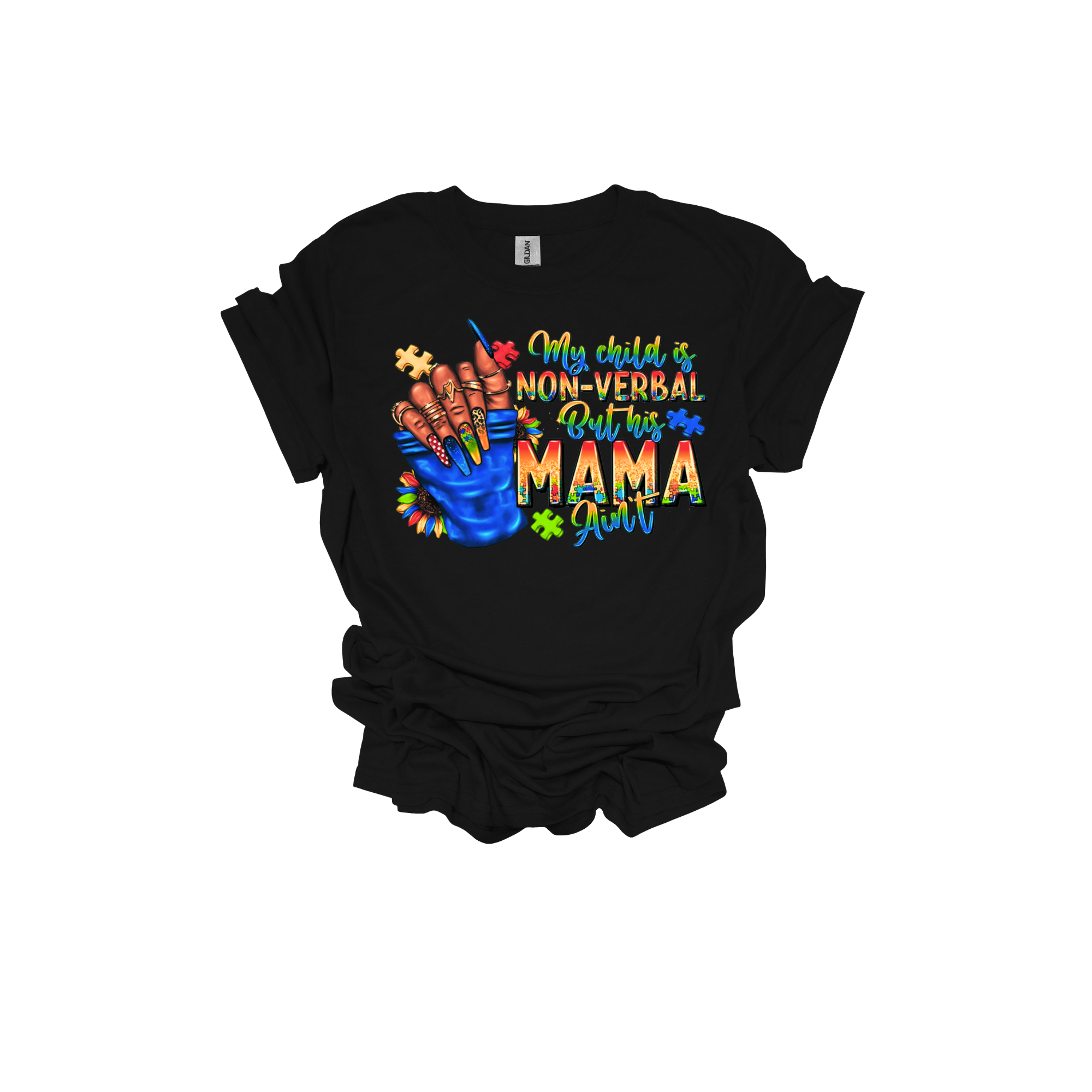 My Child is Non-Verbal Short Sleeve T-Shirt - Legacy 4 Xavier