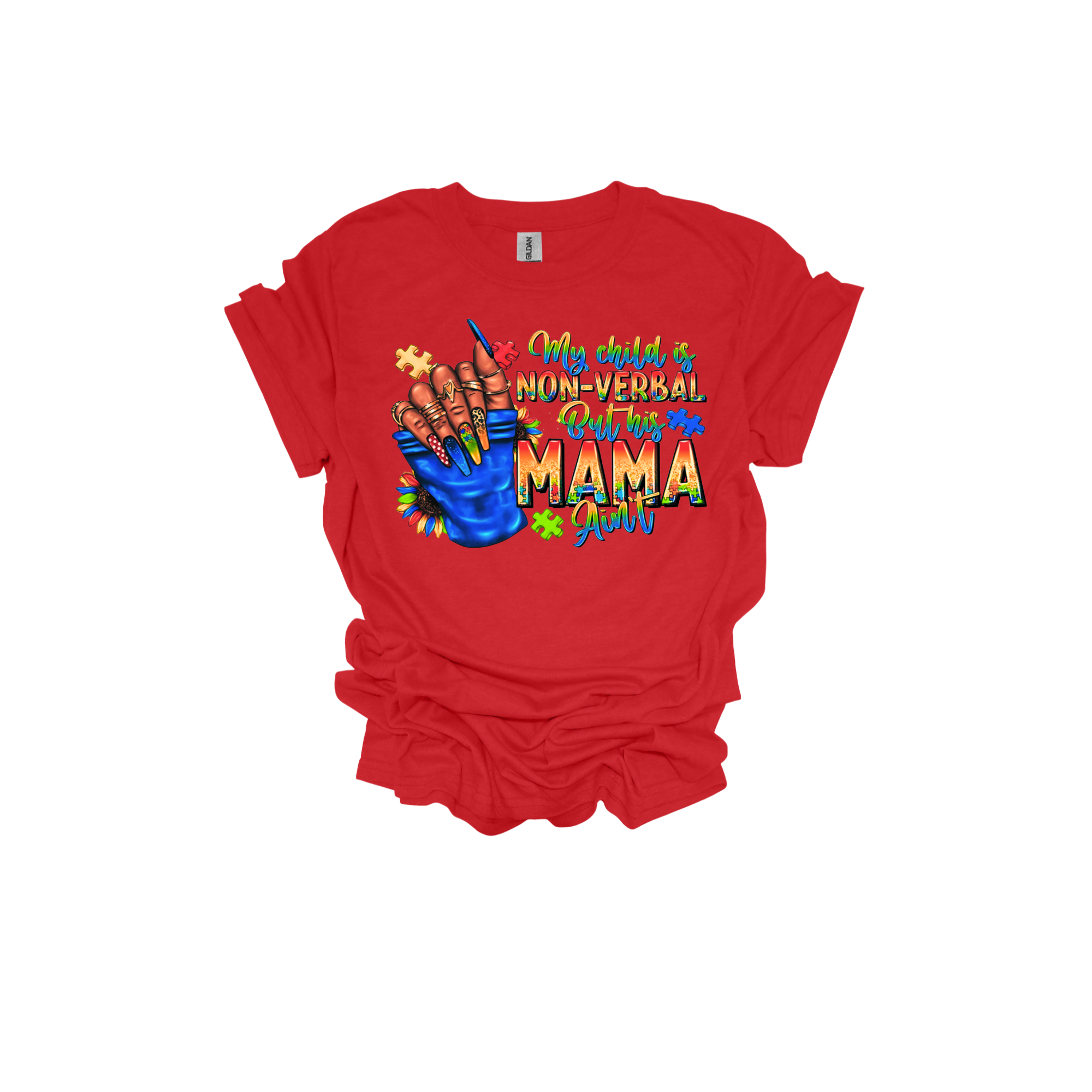 My Child is Non-Verbal Short Sleeve T-Shirt - Legacy 4 Xavier